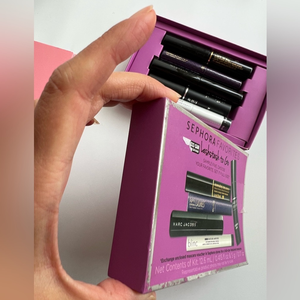 Sephora Favorites Lashstash To Go 5 Mini Mascaras Set (only Mini) New In Box - Picture 3 of 6
